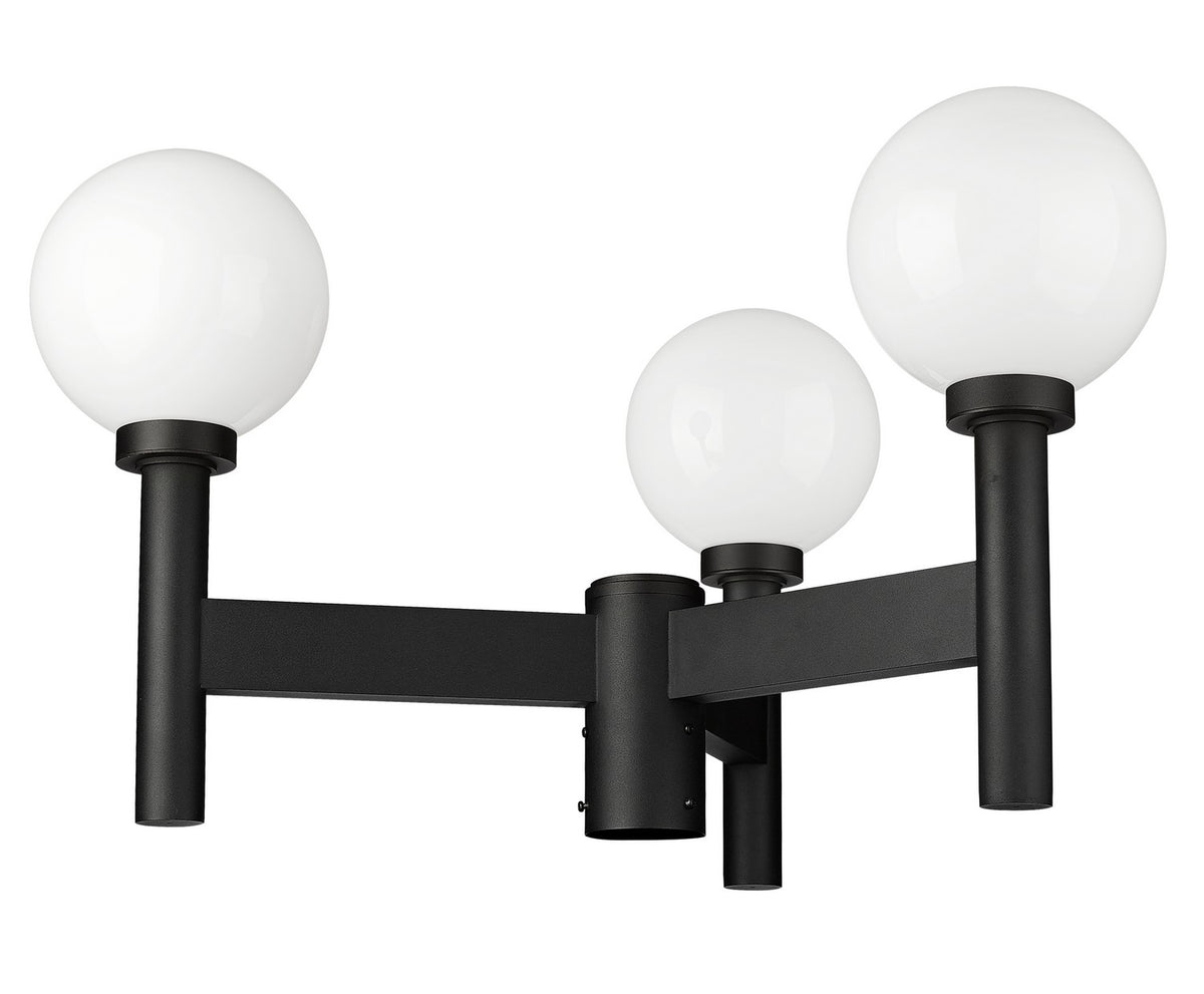Tête de pôteau extérieure Laurent Opale blanc, 30", 18" – vue 4