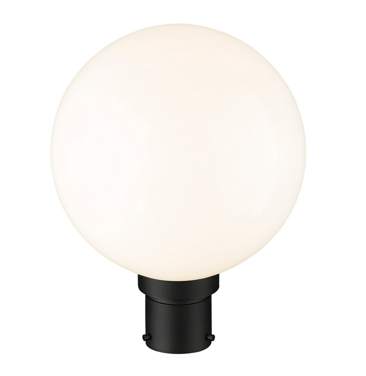 Tête de pôteau extérieure Laurent Opale blanc, 12", 15 3/4" – vue 3