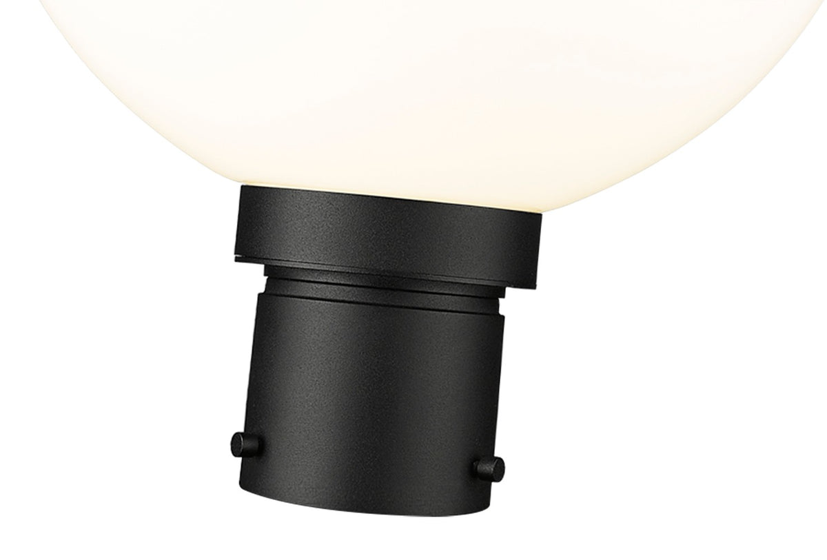 Tête de pôteau extérieure Laurent Opale blanc, 12", 15 3/4" – vue 5
