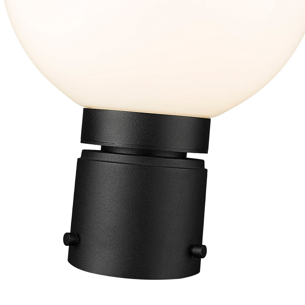 Tête de pôteau extérieure Laurent Opale blanc, 8", 11 1/2" – vue 5