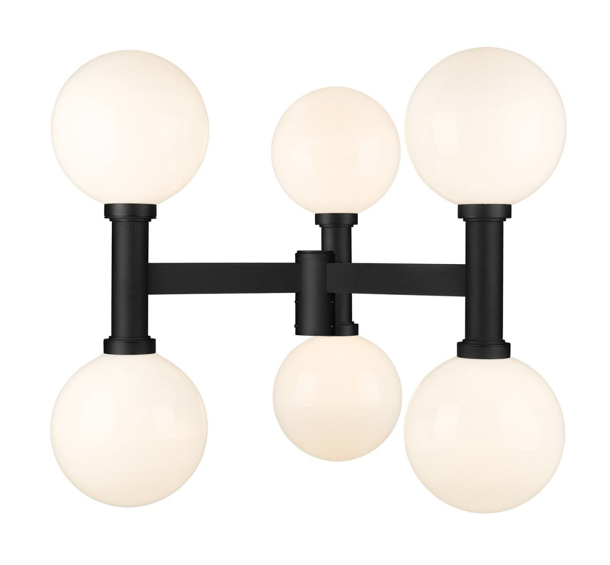 Tête de pôteau extérieure Laurent - Opale blanc 39" 34 1/2" by Z-Lite | Luminaires & cie
