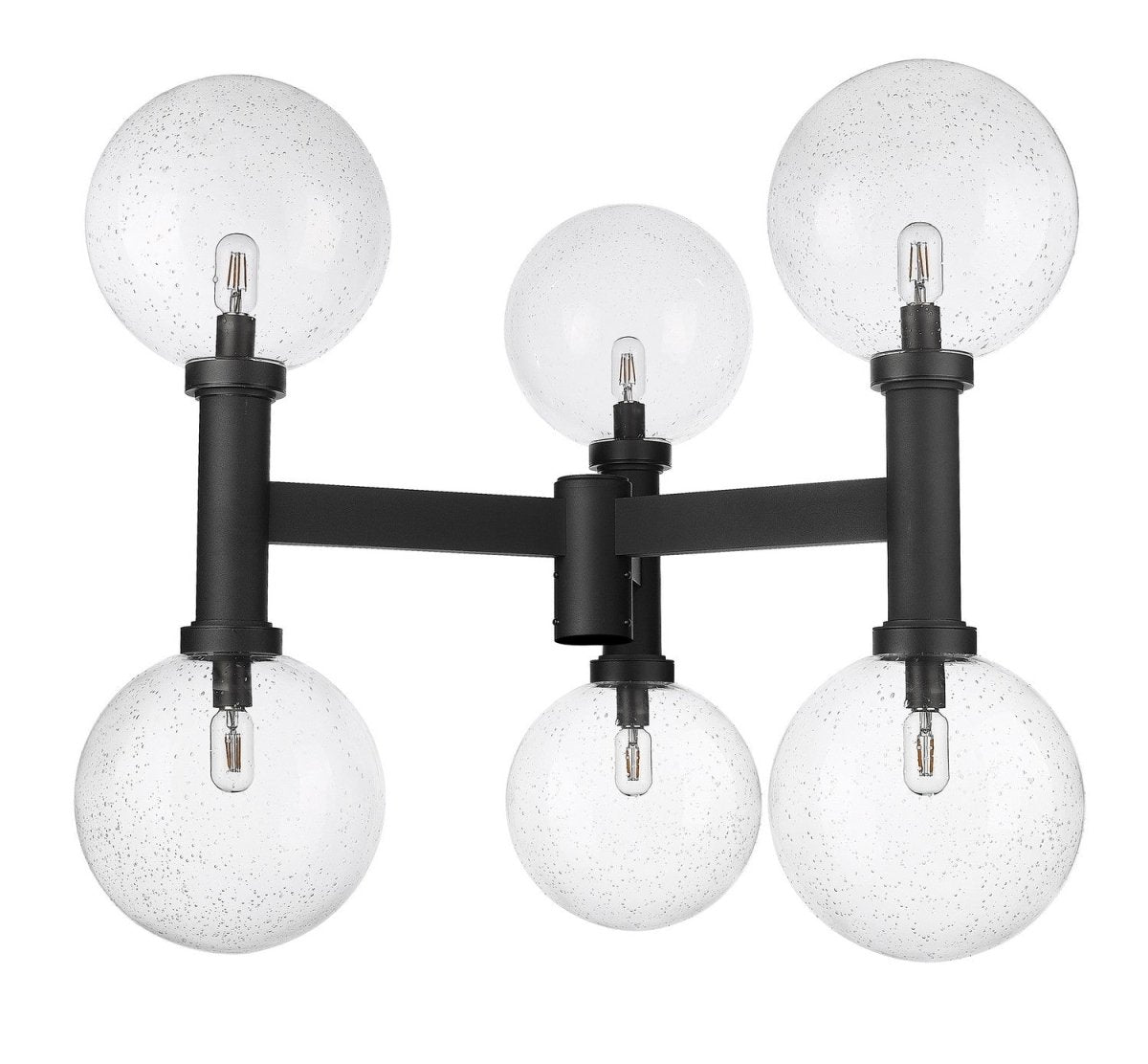 Tête de pôteau extérieure Laurent - Grené transparent 8" 11 1/2" by Z-Lite | Luminaires & cie