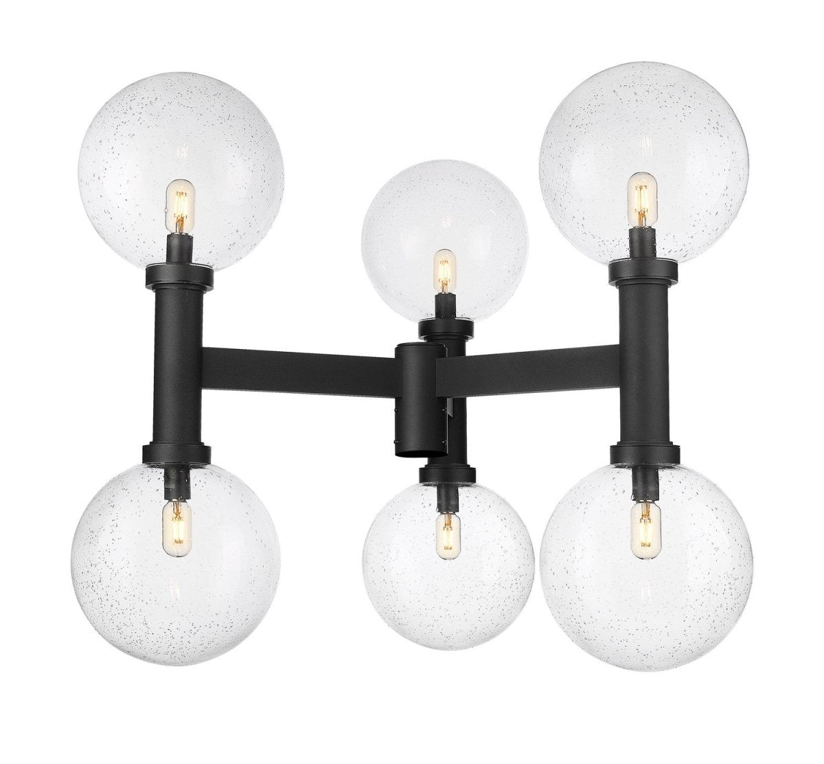 Tête de pôteau extérieure Laurent - Grené transparent 8" 11 1/2" by Z-Lite | Luminaires & cie
