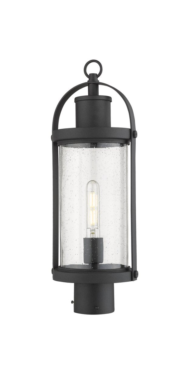 Tête de pôteau extérieure Roundhouse - 12" by Z-Lite | Luminaires & cie