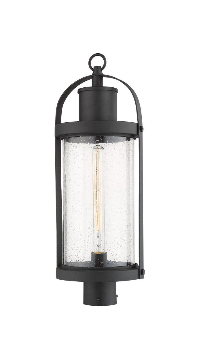 Tête de pôteau extérieure Roundhouse - 12" by Z-Lite | Luminaires & cie