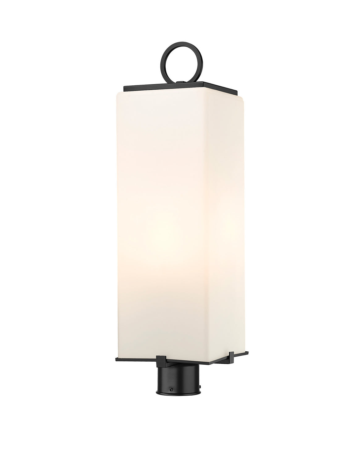 Tête de pôteau extérieure Sana Rond, Opale blanc, 8 1/4" – Z-Lite