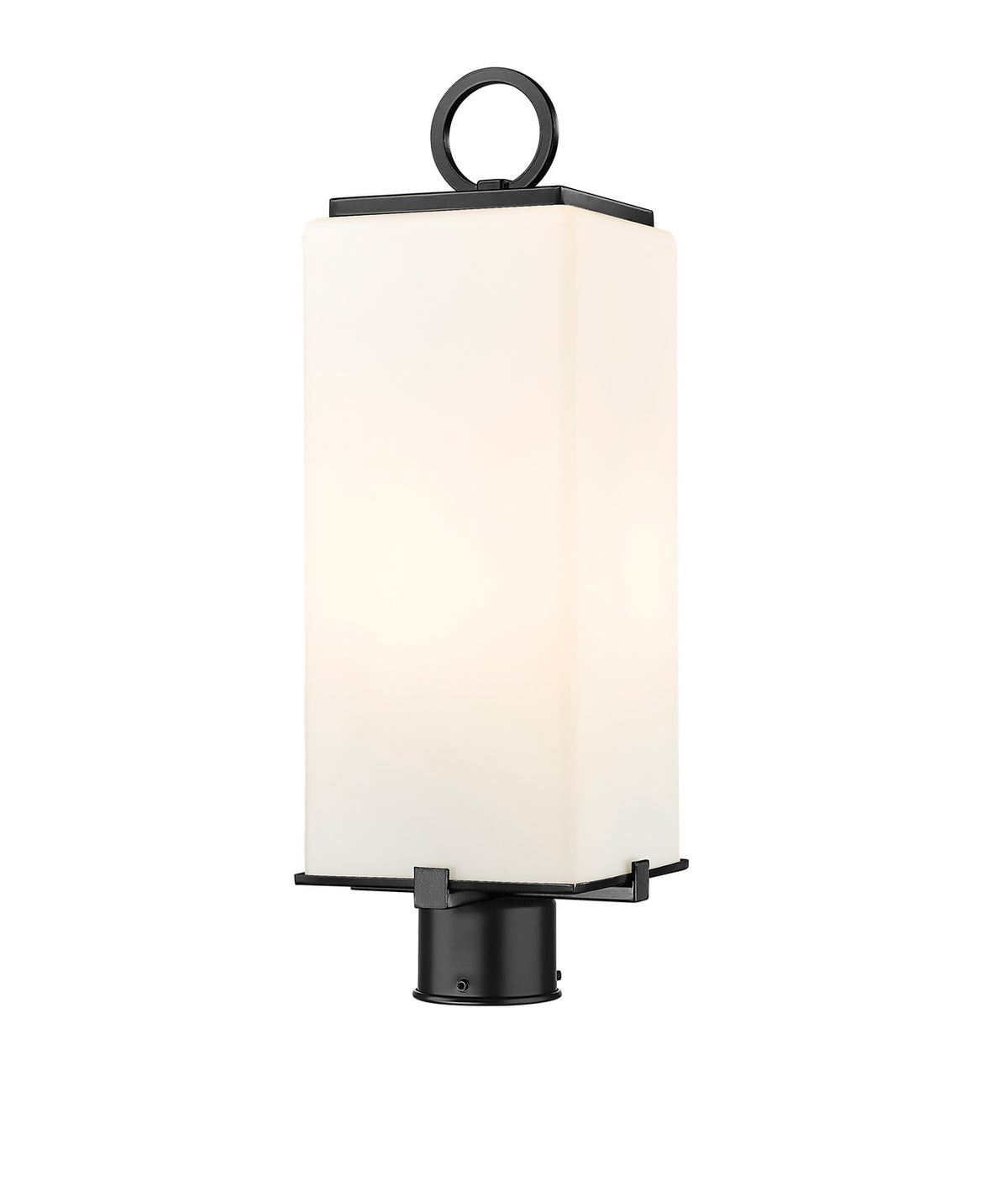Tête de pôteau extérieure Sana Rond, Opale blanc, 7" – Z-Lite