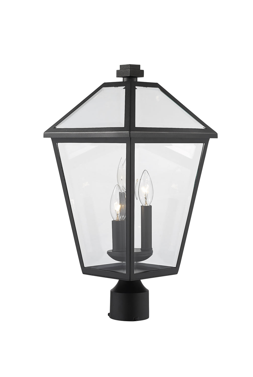Tête de pôteau extérieure Talbot Rond, Noir, 10" – vue 4