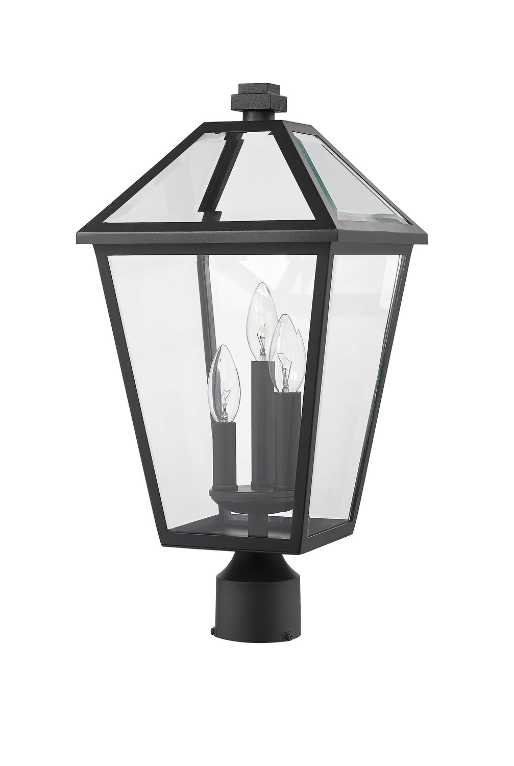 Tête de pôteau extérieure Talbot Rond, Noir, 10" – vue 5