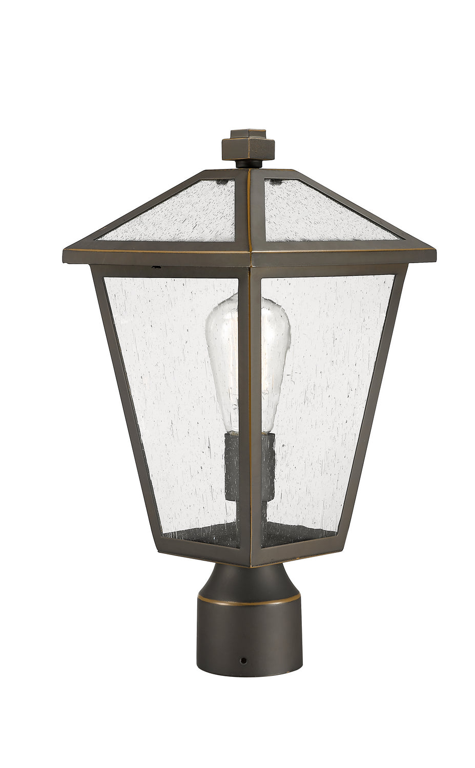 Tête de pôteau extérieure Talbot Rond, Bronze huilé, 8 1/4" – vue 4