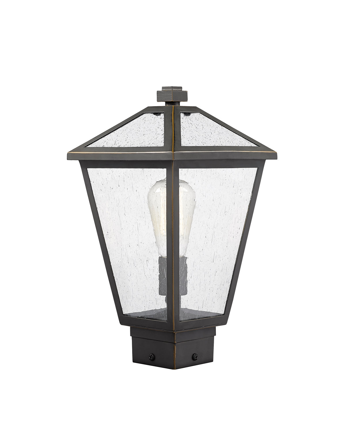 Tête de pôteau extérieure Talbot Carré, Bronze huilé, 8 1/4" – vue 4
