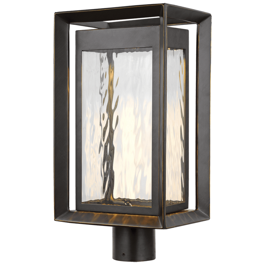 Tête de poteau extérieure Urbandale - Bronze antique by Visual Comfort Studio | Luminaires & cie