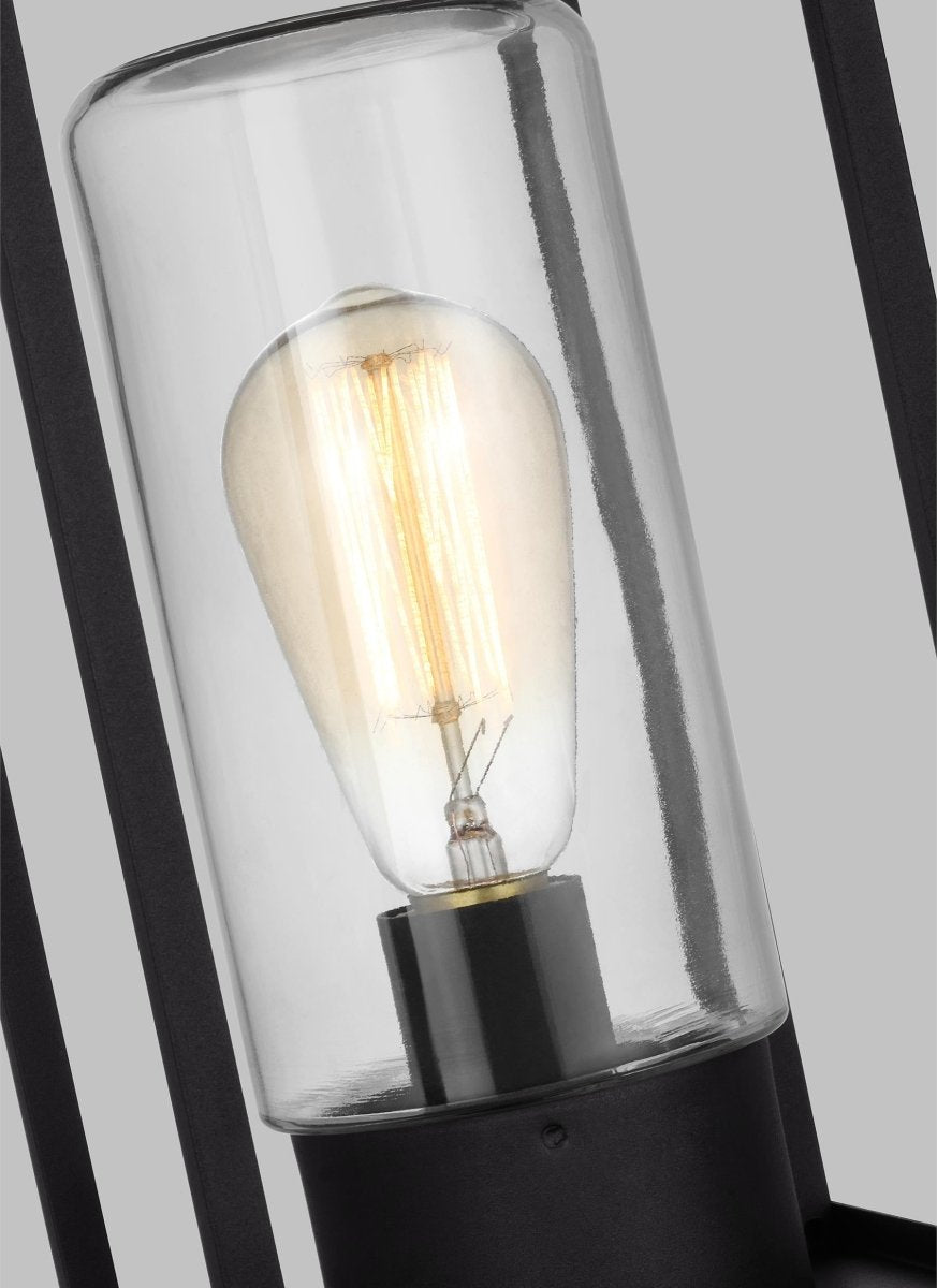 Tête de poteau extérieure Vado - Noir by Visual Comfort Studio | Luminaires & cie