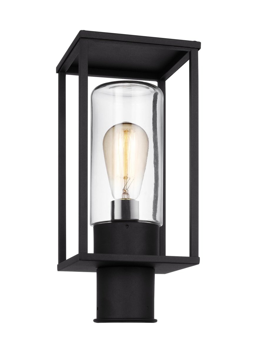 Tête de poteau extérieure Vado - Noir by Visual Comfort Studio | Luminaires & cie