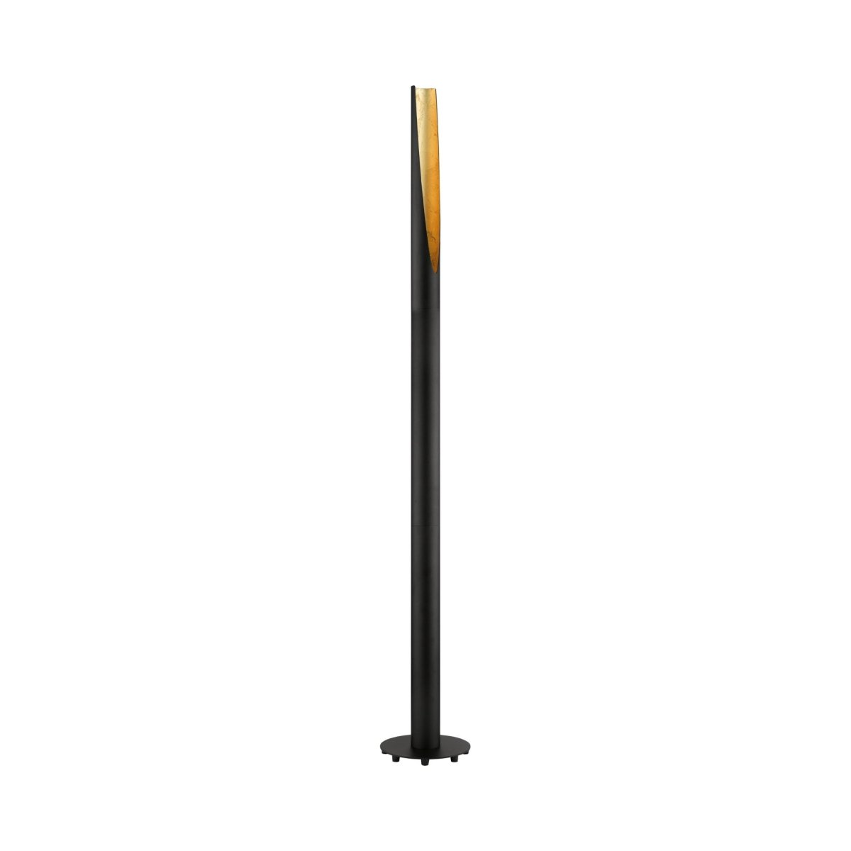 Torchiere Barbotto - Noir et feuille d'or by Eglo | Luminaires & cie