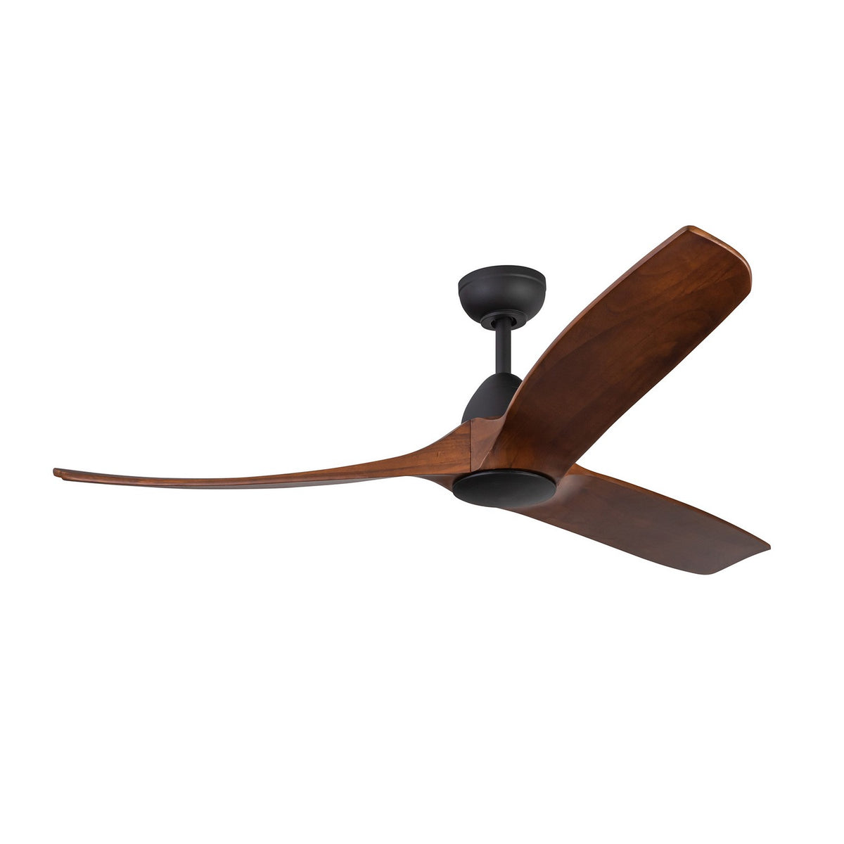 Ventilateur de plafond Baylor Noir mat / Noyer foncé, No – vue 2