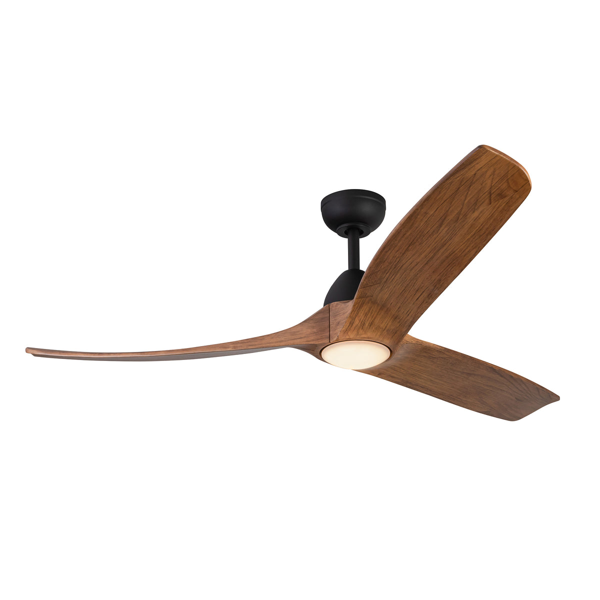 Ventilateur de plafond Baylor Noir mat / Bois naturel, Yes – vue 2