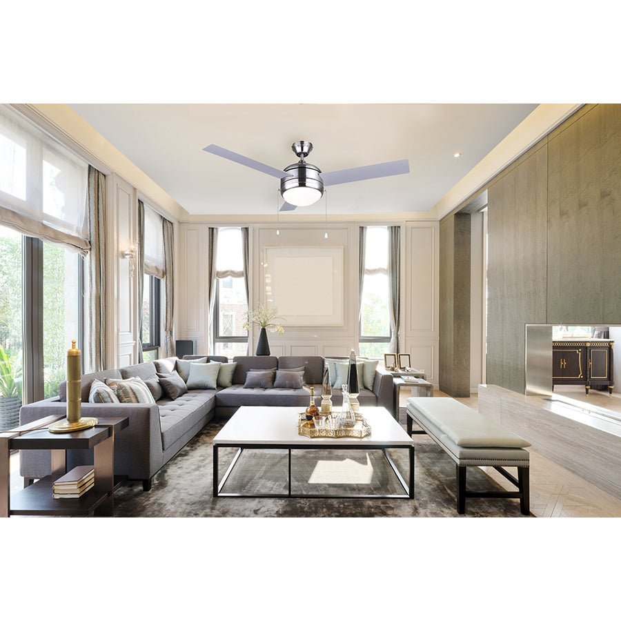Ventilateur Calibre III - Nickel brossé by Canarm | Luminaires & cie