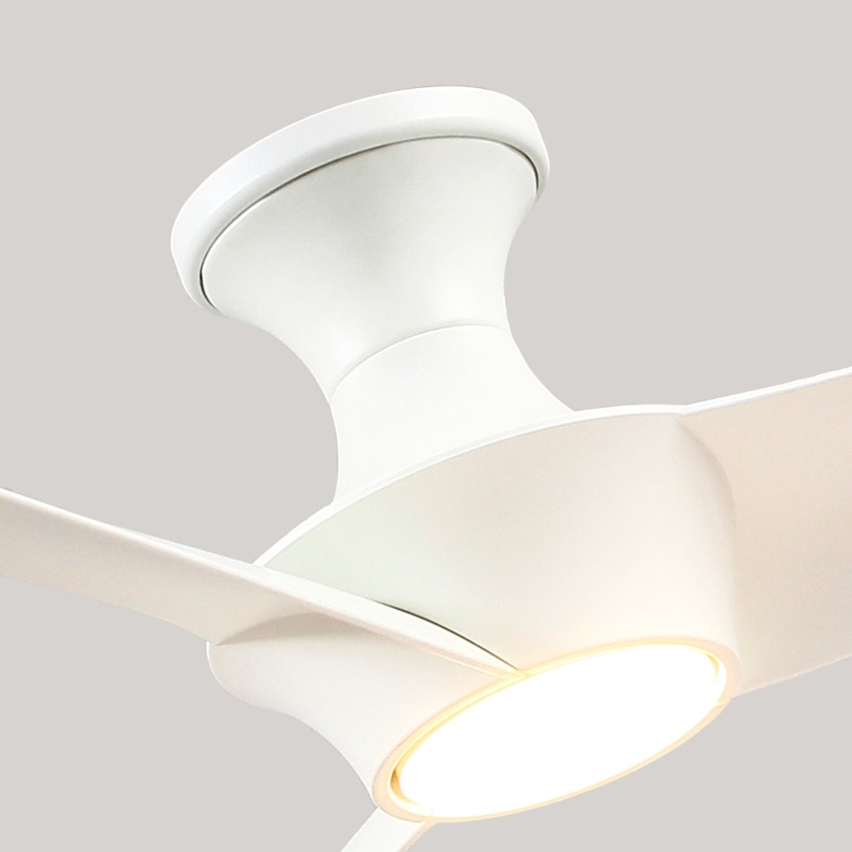 Ventilateur Emiko - H - Blanc by Alora Lighting | Luminaires & cie
