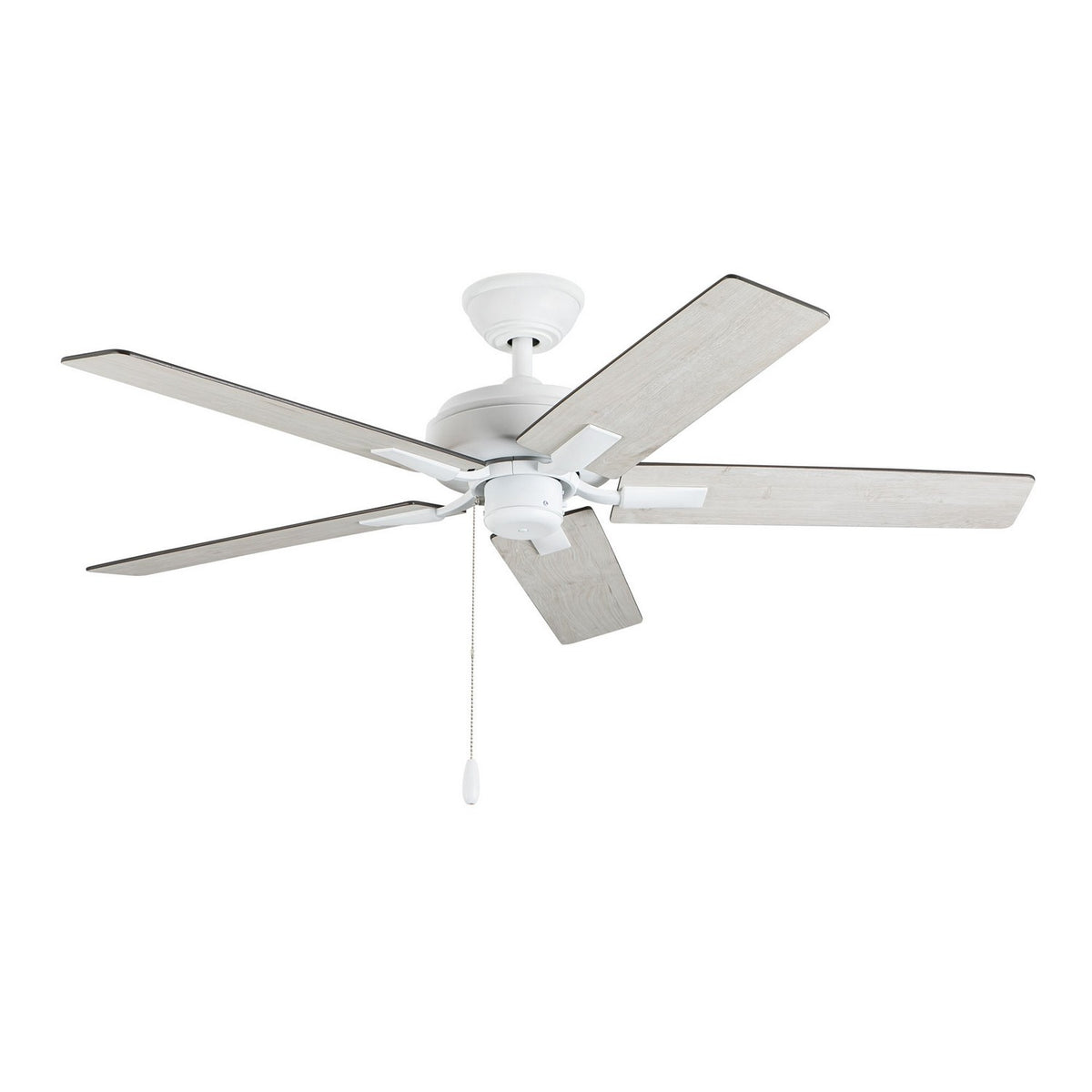 Ventilateur de plafond Erikson Aucun kit lumineux avec chaîne de tirage, Blanc – vue 2