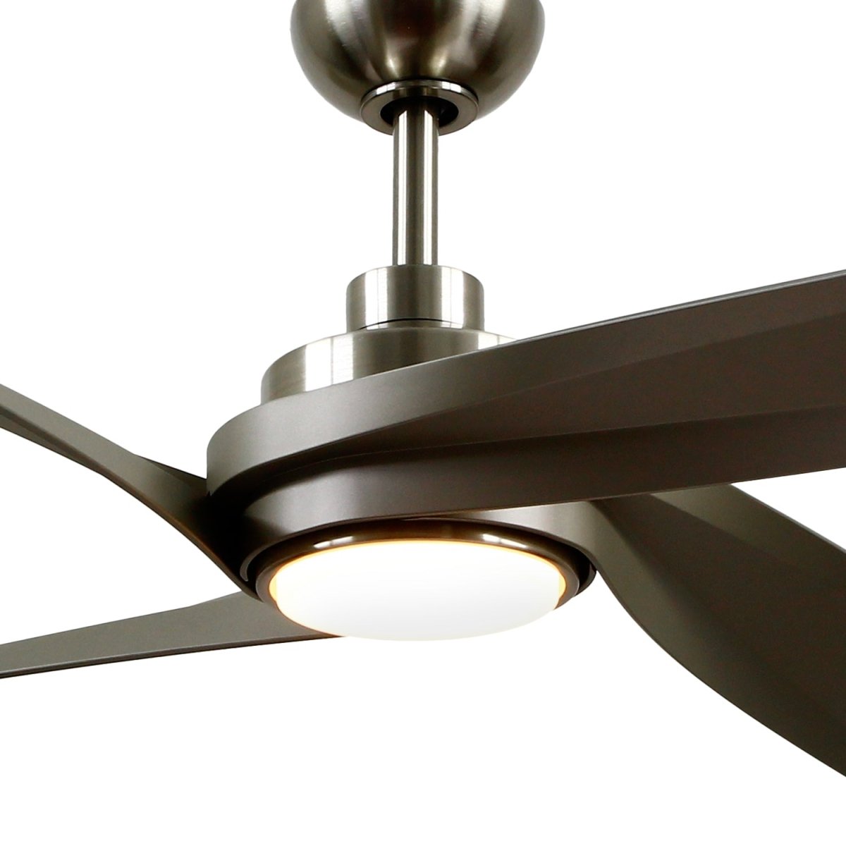 Ventilateur Horizon - Nickel brossé by Kuzco Lighting | Luminaires & cie