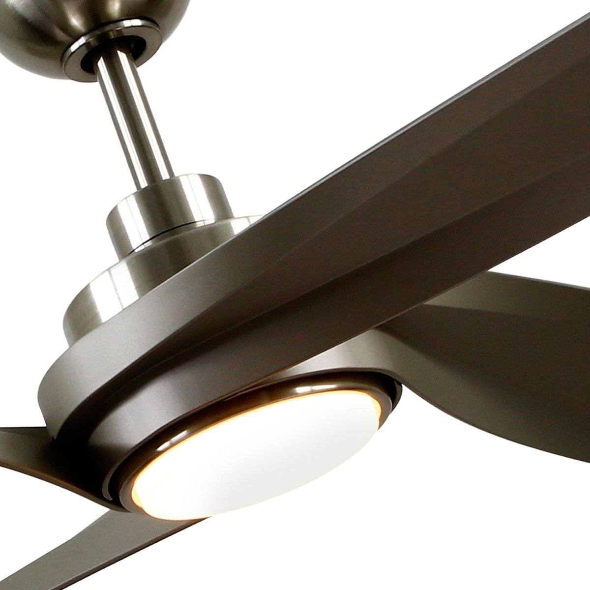 Ventilateur Horizon - Nickel brossé by Kuzco Lighting | Luminaires & cie