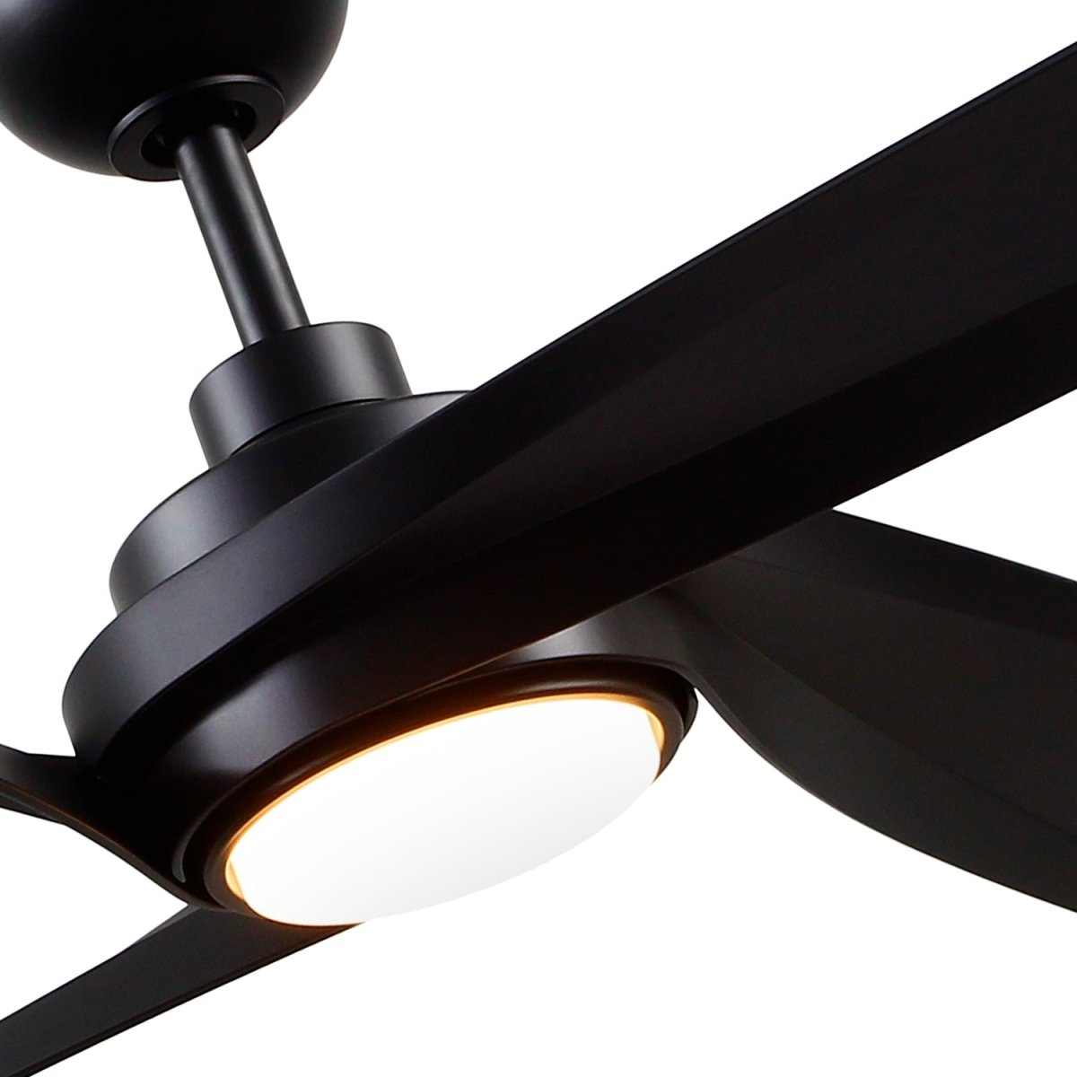 Ventilateur Horizon - Noir mat by Kuzco Lighting | Luminaires & cie