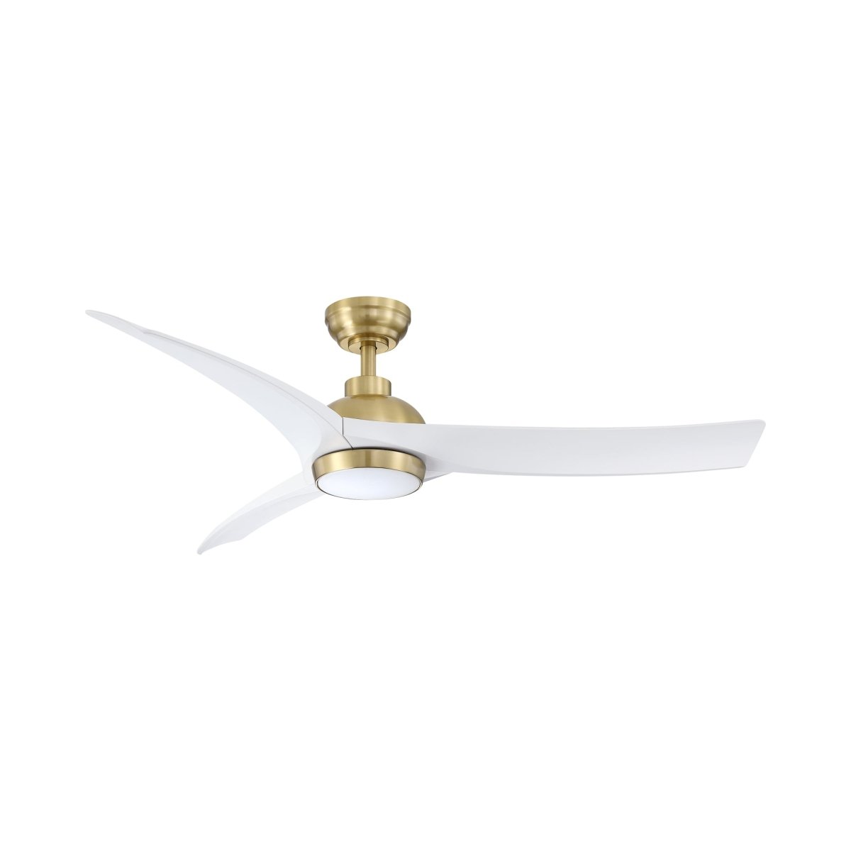 Ventilateur Janax - Laiton et blanc by Kendal | Luminaires & cie