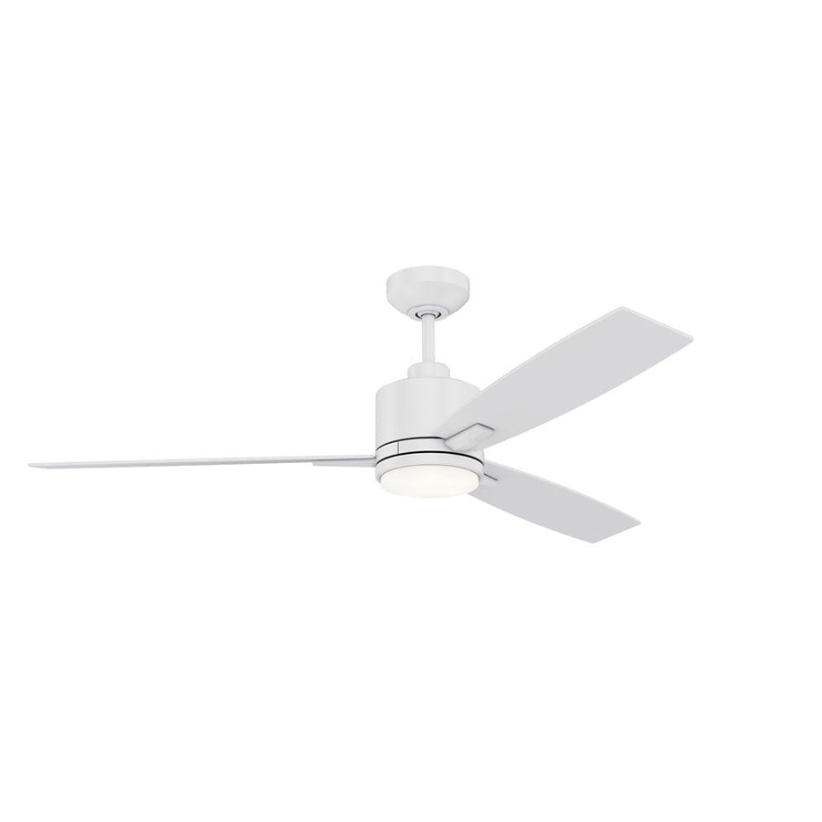 Ventilateur Nuvel - Blanc mat 52" by Kendal | Luminaires & cie