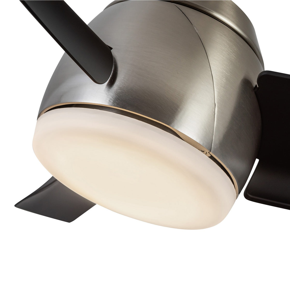 Ventilateur de plafond Thalia Nickel brossé / Noir, 16 1/8" – vue 7