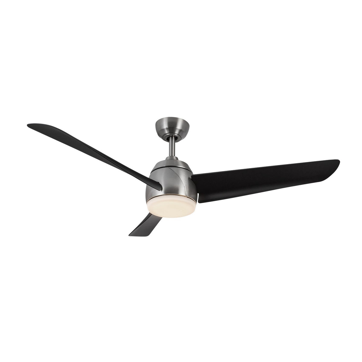 Ventilateur de plafond Thalia Nickel brossé / Noir, 16 1/8" – Kuzco Lighting