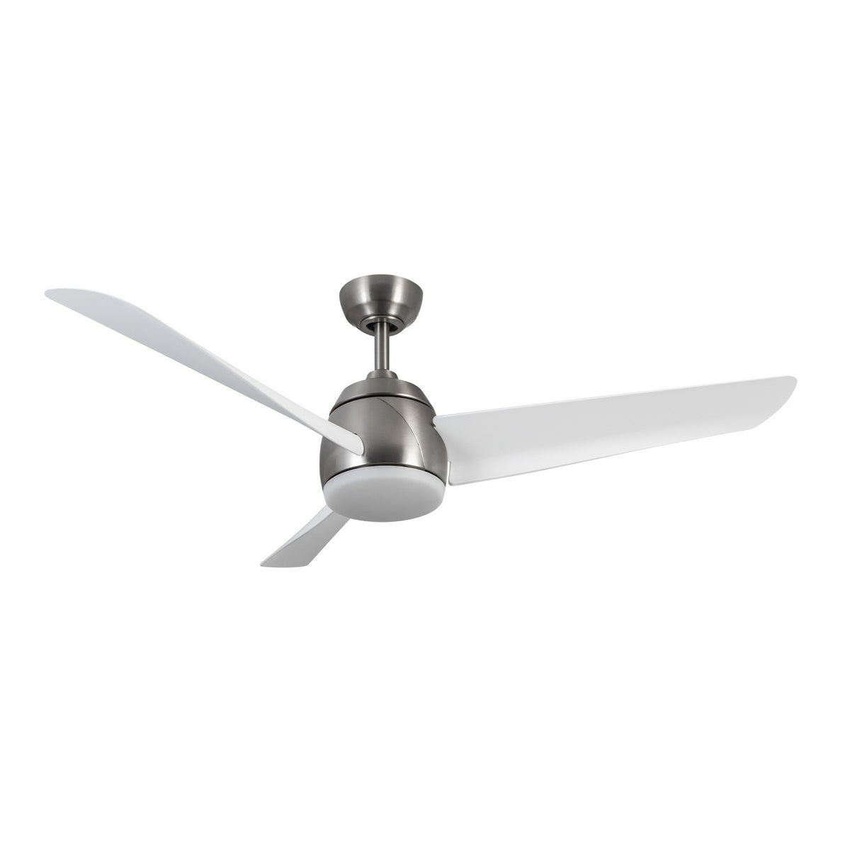 Ventilateur de plafond Thalia Nickel brossé / Blanc mat, 16 1/8" – vue 2