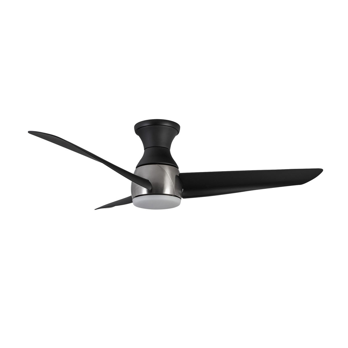 Ventilateur de plafond Thalia Nickel brossé / Noir, 14 1/8" – vue 4