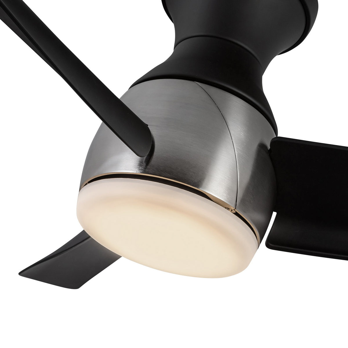 Ventilateur de plafond Thalia Nickel brossé / Noir, 14 1/8" – vue 7