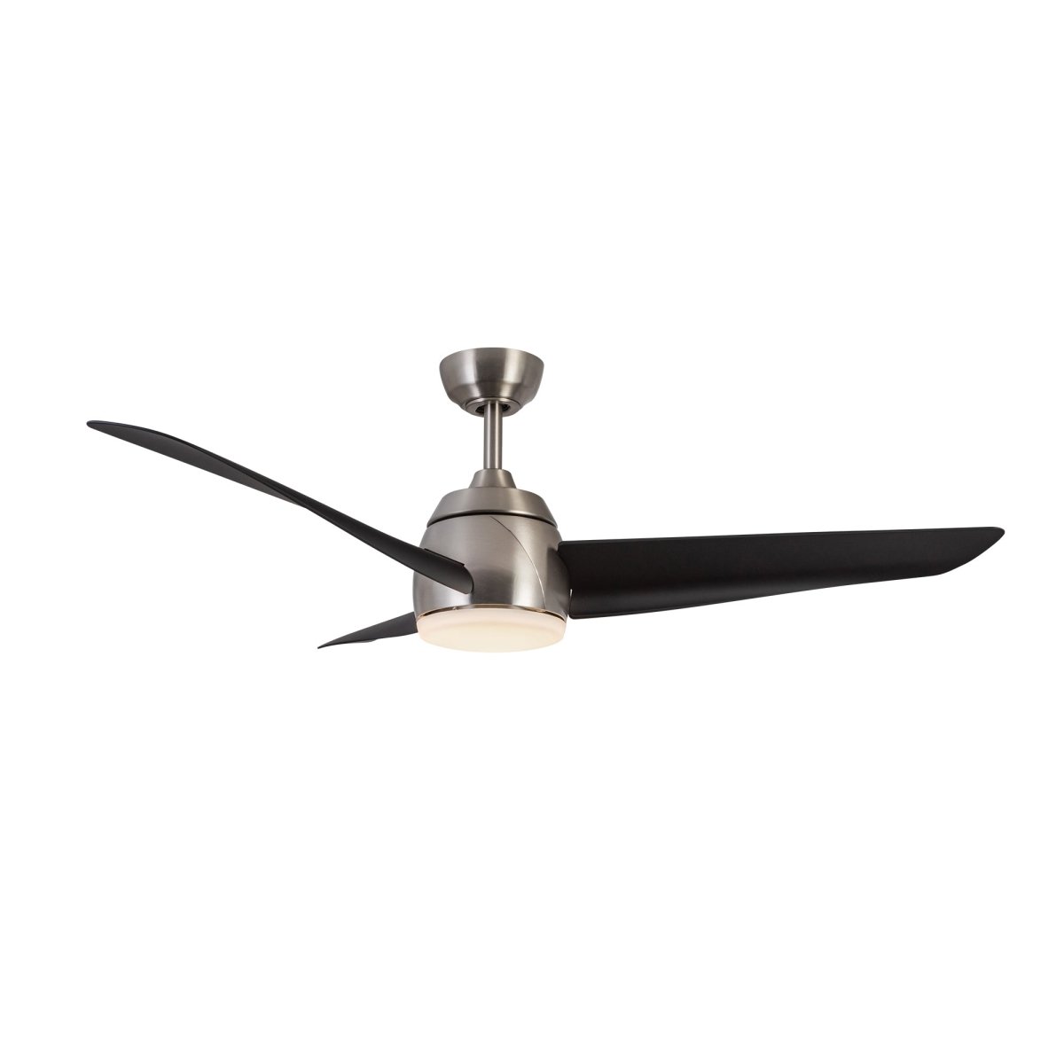 Ventilateur Thalia - Nickel brossé / noir mat 16 1/8" by Kuzco Lighting | Luminaires & cie