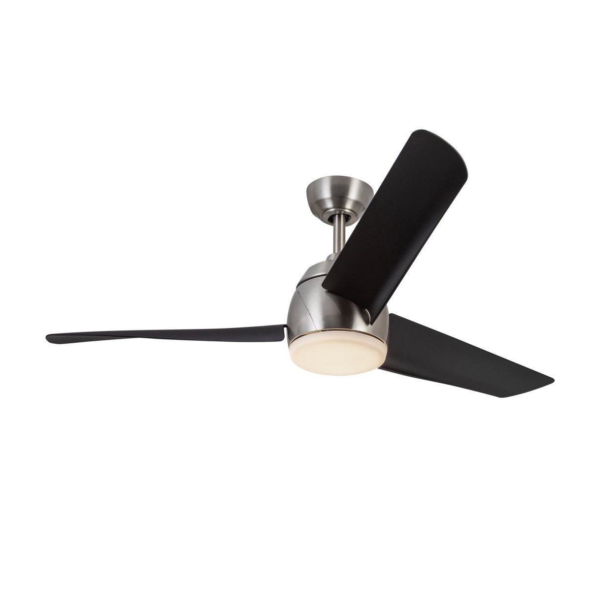 Ventilateur Thalia - Nickel brossé / noir mat 16 1/8" by Kuzco Lighting | Luminaires & cie