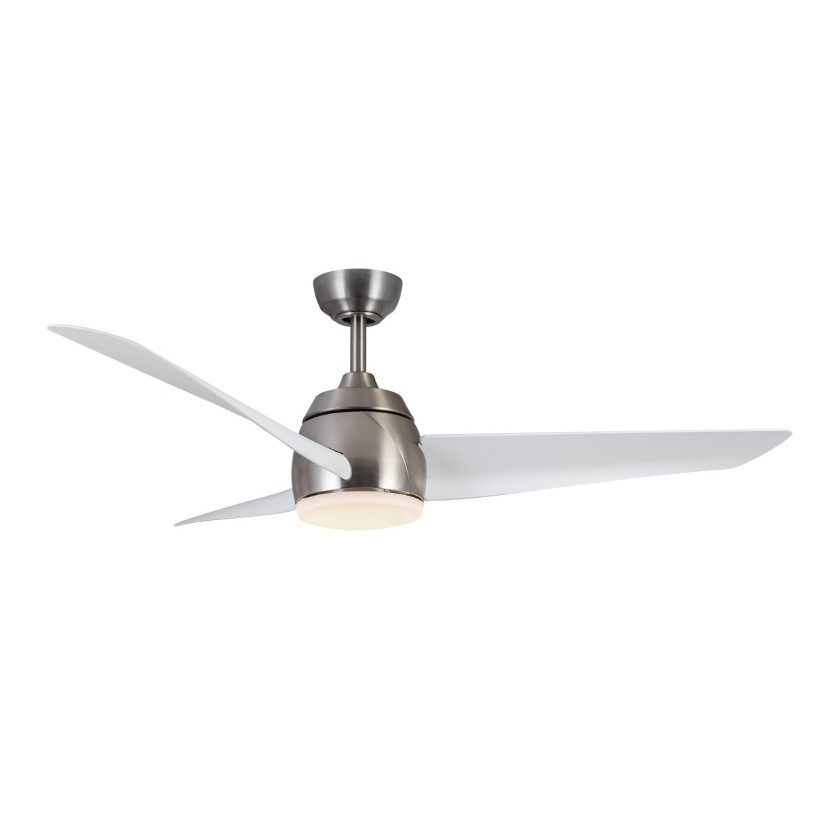 Ventilateur Thalia - Nickel brossé / blanc mat 16 1/8" by Kuzco Lighting | Luminaires & cie