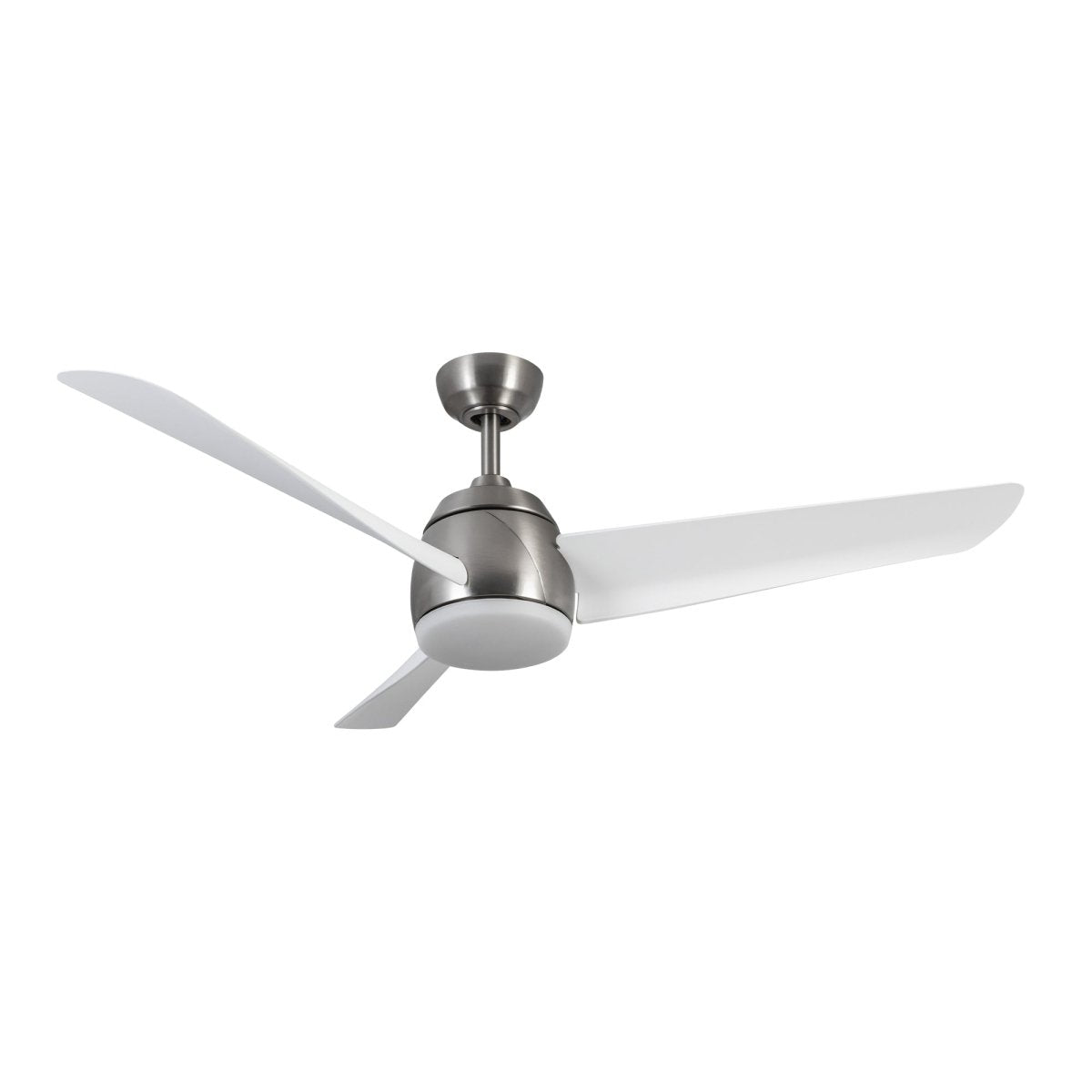 Ventilateur Thalia - Nickel brossé / blanc mat 16 1/8" by Kuzco Lighting | Luminaires & cie