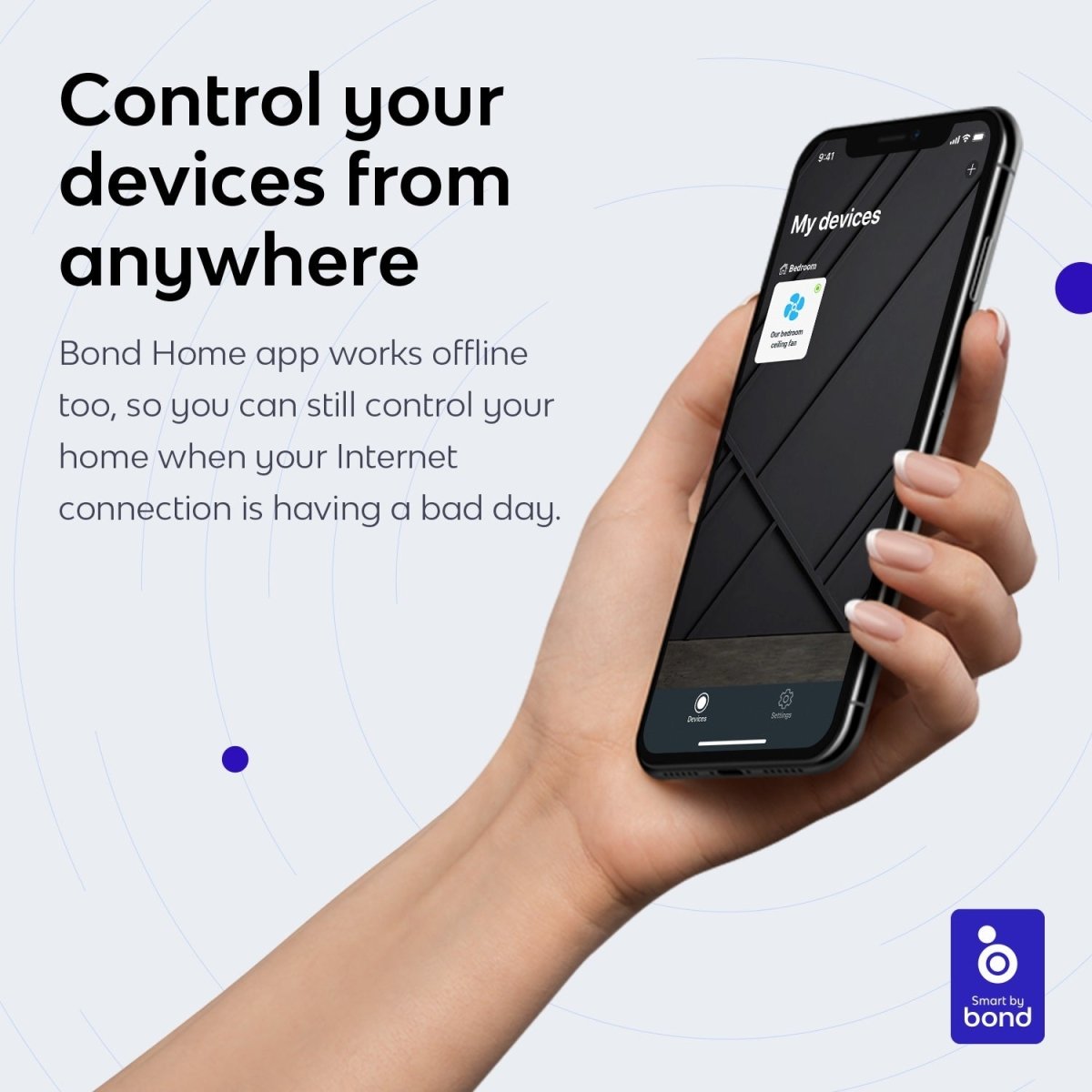 Ventilateur Thalia - Noir mat 16 1/8" by Kuzco Lighting | Luminaires & cie