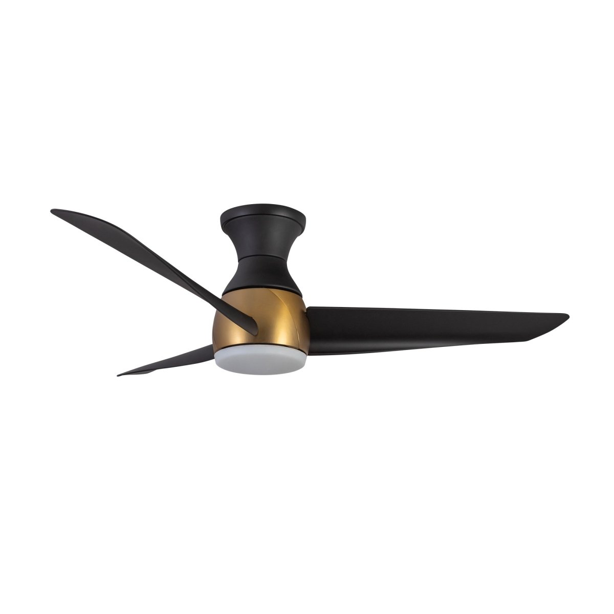 Ventilateur Thalia - Or brossé / noir mat 14 1/8" by Kuzco Lighting | Luminaires & cie