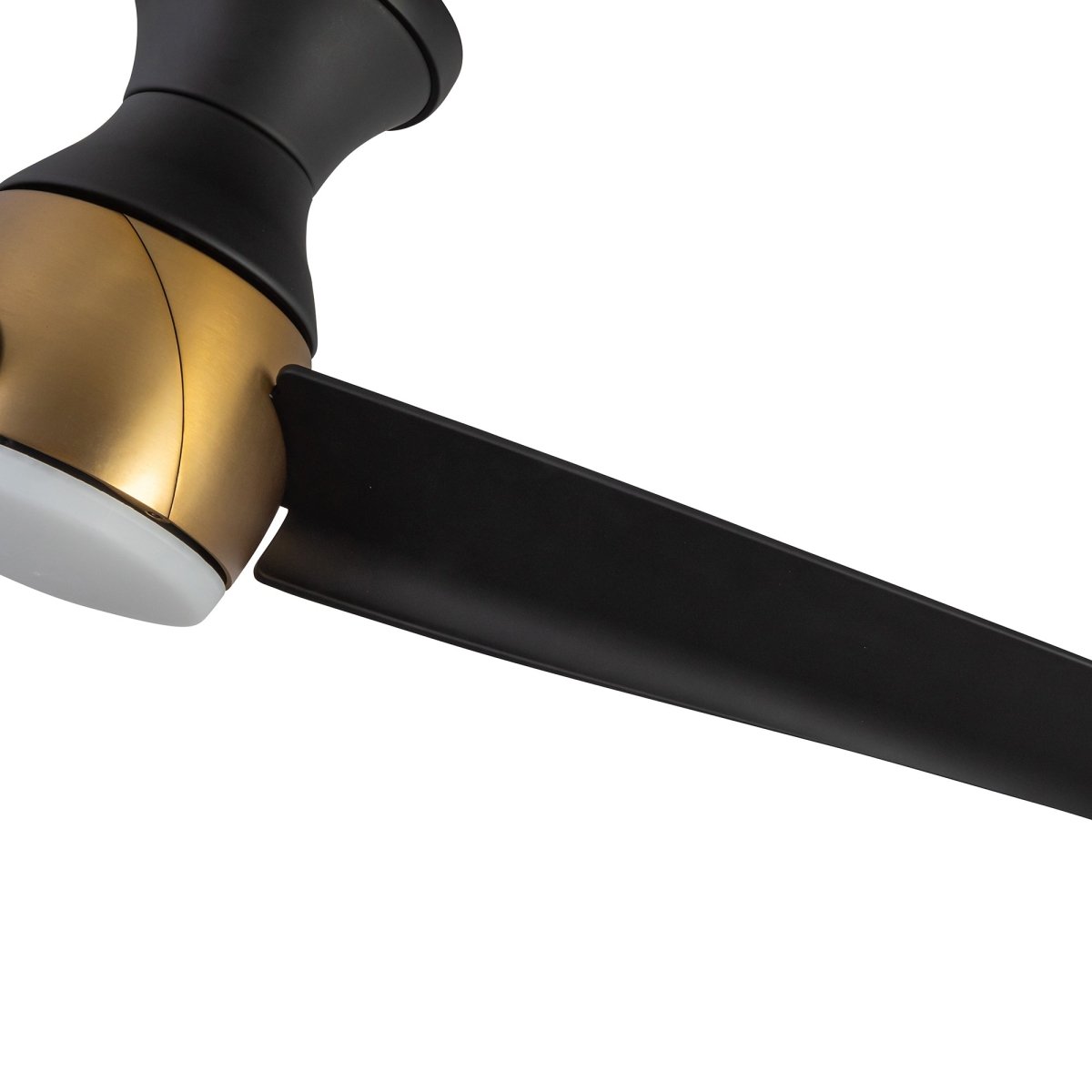 Ventilateur Thalia - Or brossé / noir mat 14 1/8" by Kuzco Lighting | Luminaires & cie