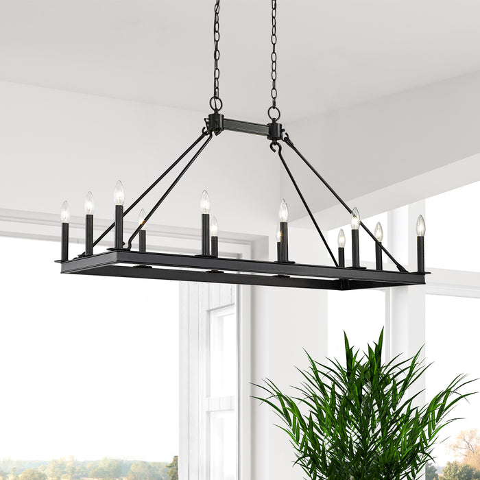 Chandelier Barclay Rectangle 12