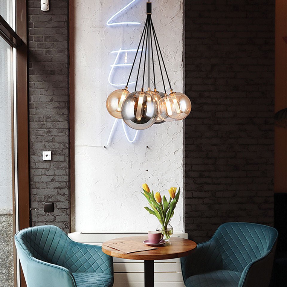 Chandelier Magma - 19" by Matteo Lighting | Luminaires & cie