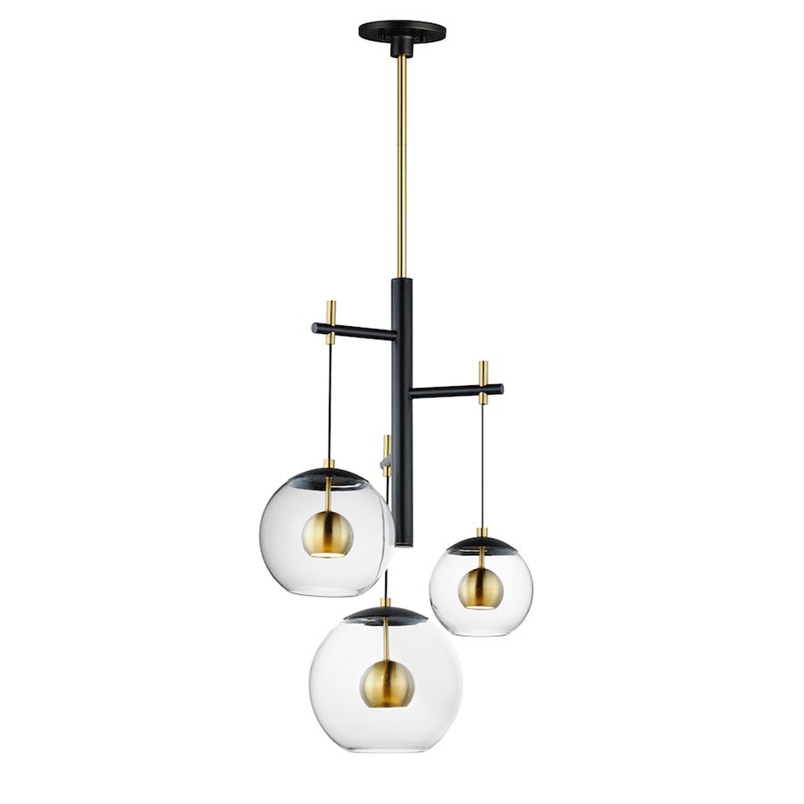 Chandelier Nucleus - 3 Lumières by ET2 Lighting | Luminaires & cie