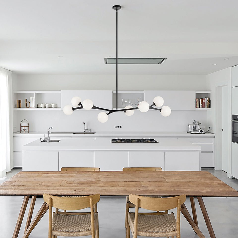 Chandelier Rami - Laiton doré vieilli 18" x 24" by Matteo Lighting | Luminaires & cie