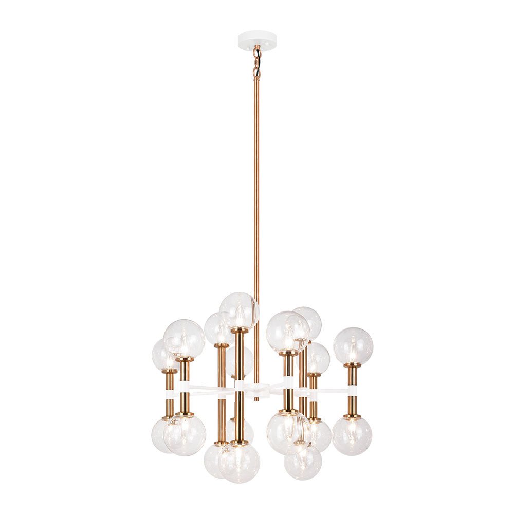 Chandelier Stellar - Noir Claire 26" by Matteo Lighting | Luminaires & cie