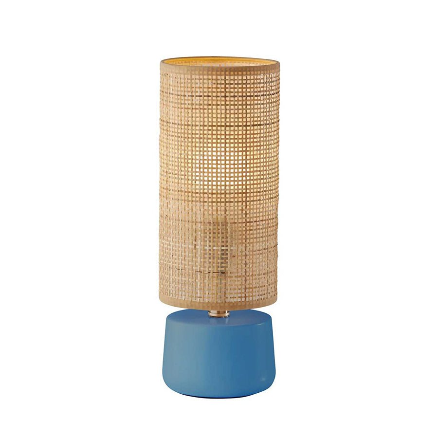 Lampe de table Sheffield - Turquoise by Adesso | Luminaires & cie