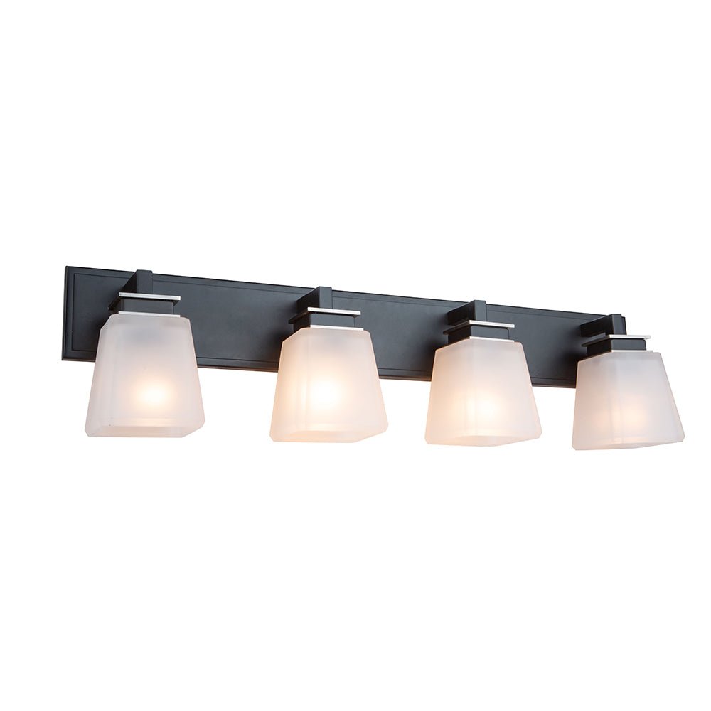 Luminaire de vanité Eastwood 4 Light - Nickel by Artcraft | Luminaires & cie