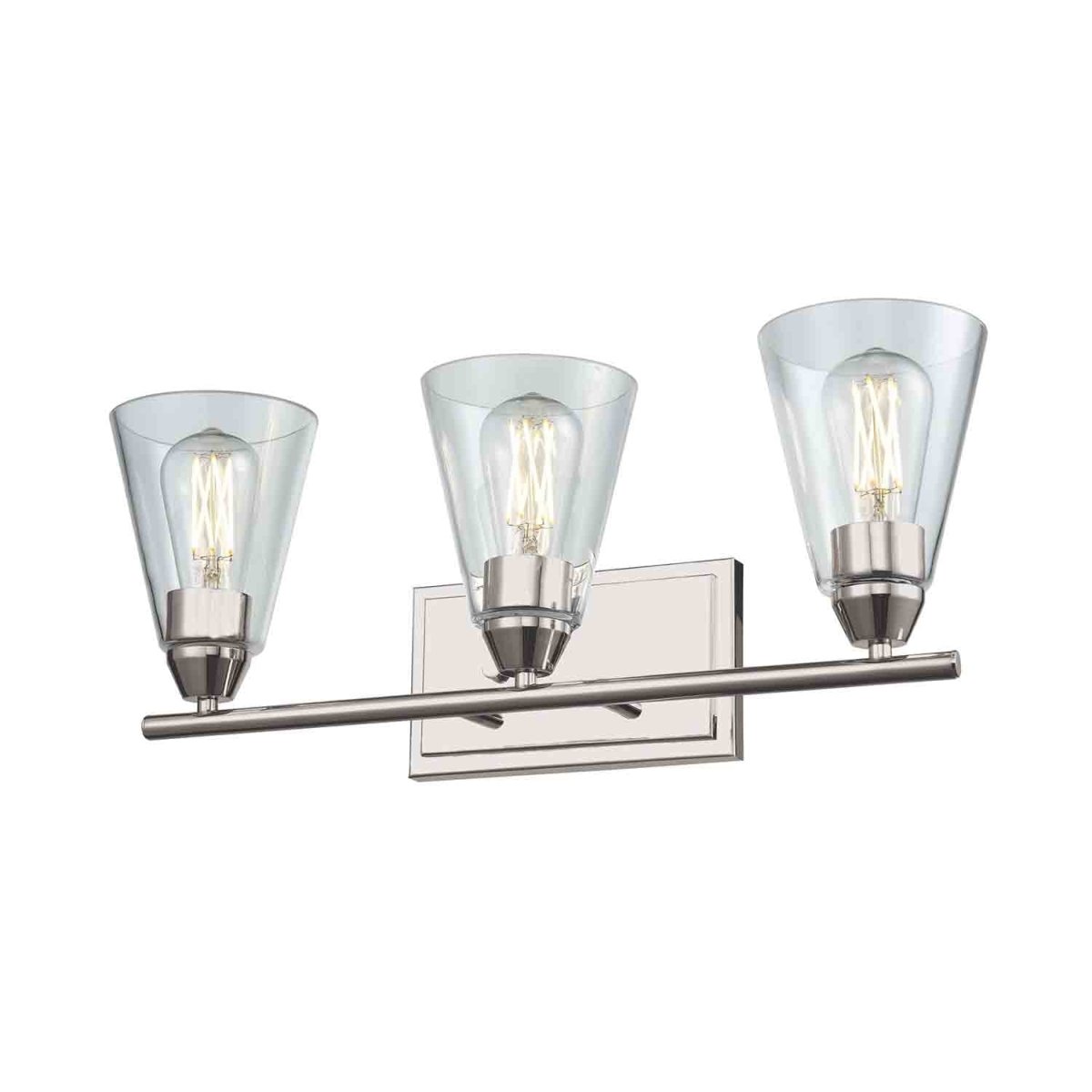 Luminaire de vanité Louisbourg - Ebène 21.75" by DVI Lighting | Luminaires & cie