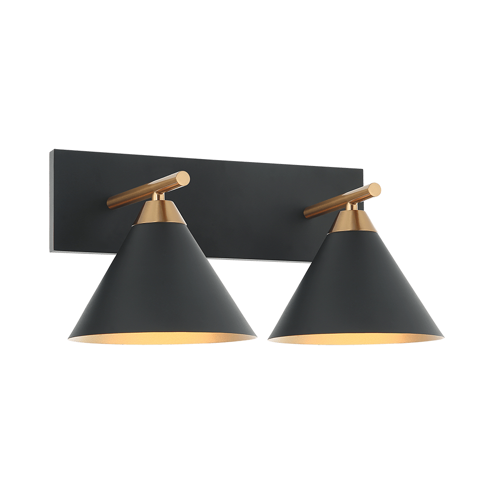 Murale Bliss - Noir mat 2 - lights by Matteo Lighting | Luminaires & cie